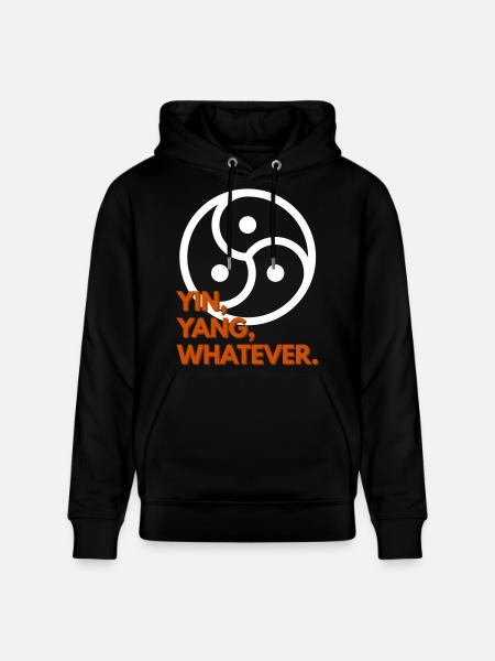 Yin, Yang, Whatever. - Stanley/Stella Unisex Bio-Hoodie CRUISER - Schwarz