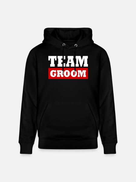 Team groom - Sweat à capuche bio CRUISER Stanley/Stella Unisexe - noir