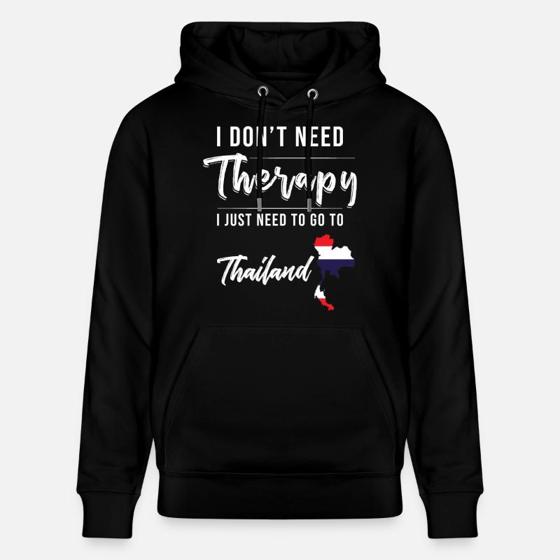 Thaimaan loma sanoen Thaimaa - Stanley/Stella CRUISER unisex luomuhuppari - musta
