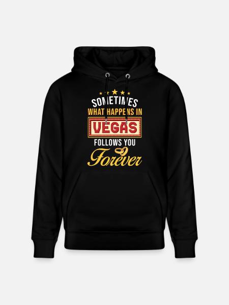 Las Vegas Wedding - Stanley/Stella CRUISER Unisex Organic Hoodie - black