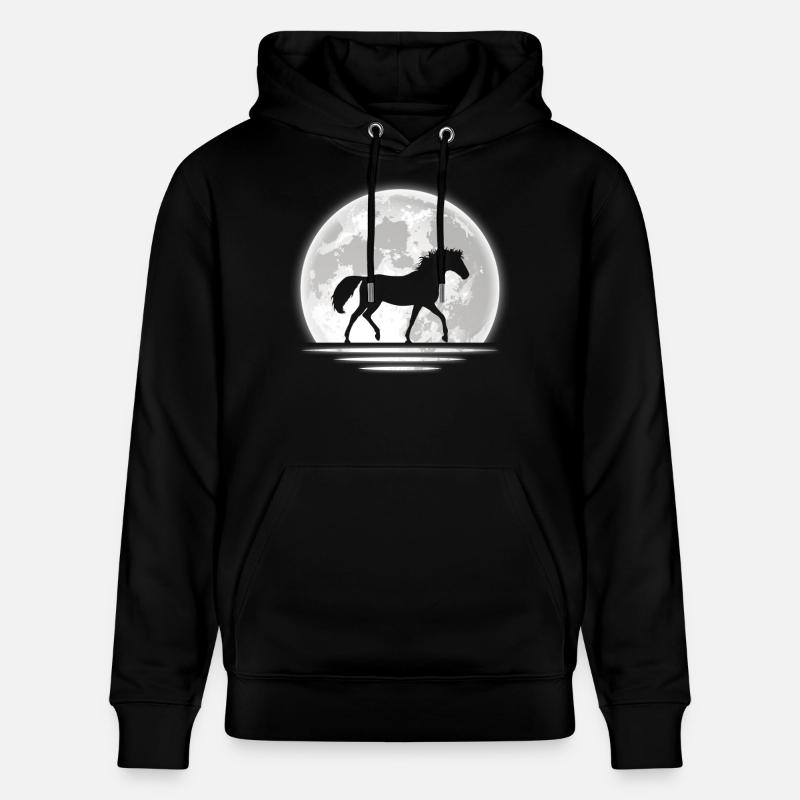 Cadeau cavalier d’équitation - Sweat à capuche bio CRUISER Stanley/Stella Unisexe - noir