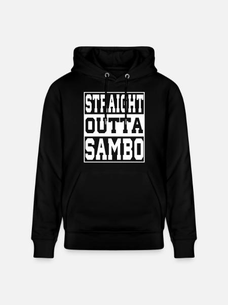 Sambo saying funny - Stanley/Stella CRUISER Unisex Organic Hoodie - black