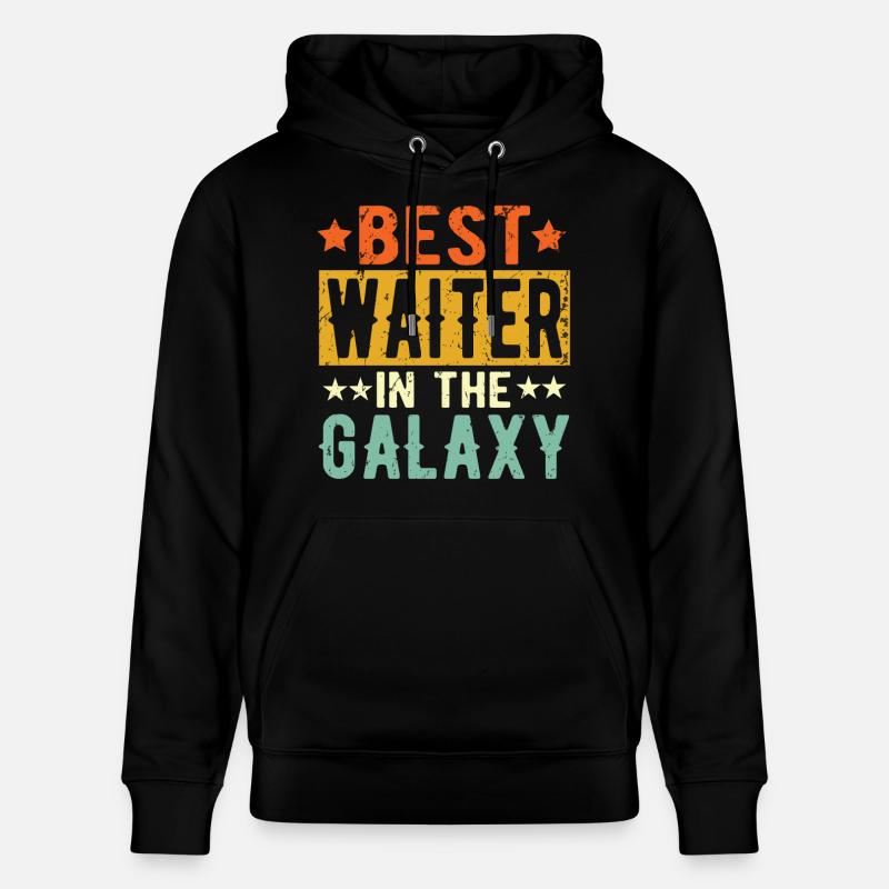Best Kellner ever Kellner Geschenk - Stanley/Stella Unisex Bio-Hoodie CRUISER - Schwarz