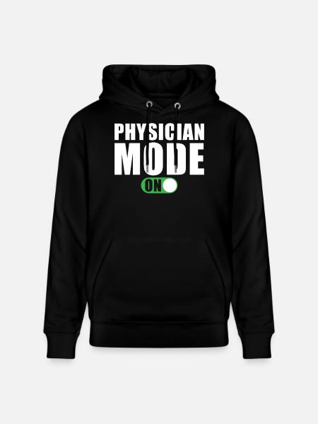 Doctor Mode On - Stanley/Stella CRUISER Unisex Organic Hoodie - black