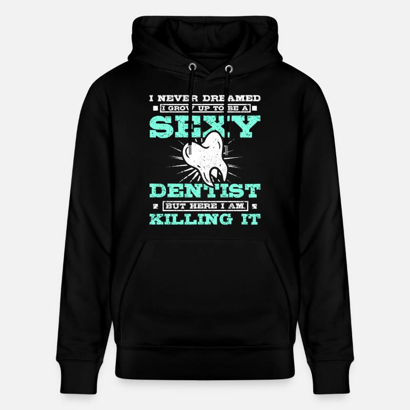 Dentiste sexy - Sweat à capuche bio CRUISER Stanley/Stella Unisexe - noir