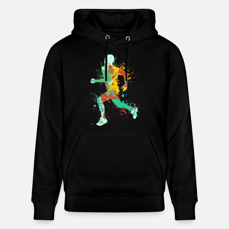 Splash Running Jogging - Sweat à capuche bio CRUISER Stanley/Stella Unisexe - noir