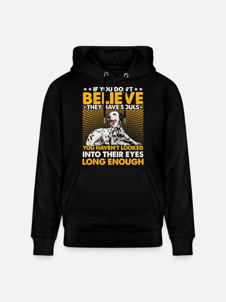 Dalmatiner Lustiger Spruch - Stanley/Stella Unisex Bio-Hoodie CRUISER  - Schwarz