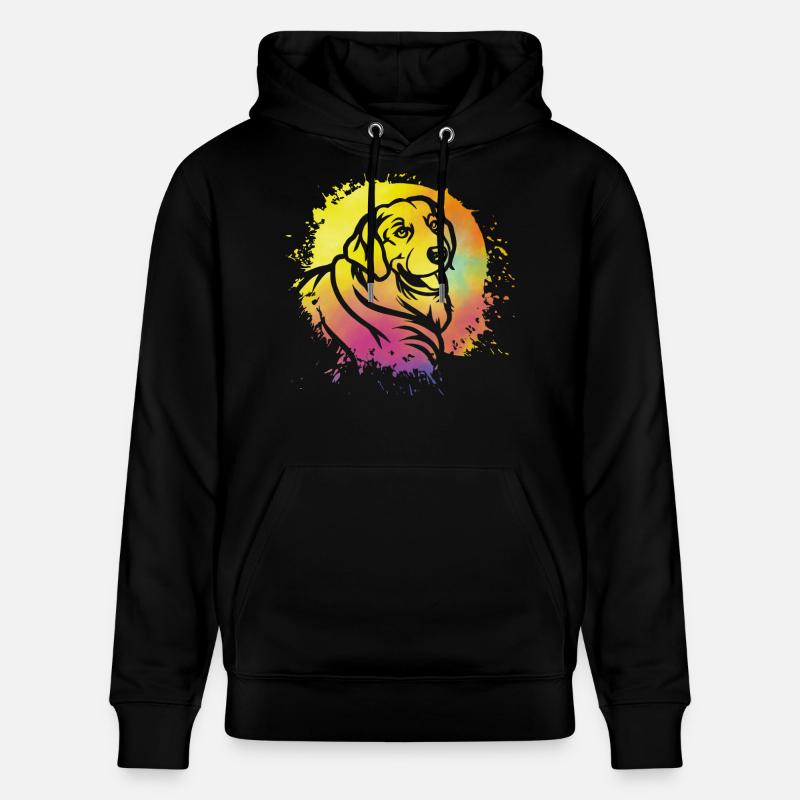 Labrador Rétro - Sweat à capuche bio CRUISER Stanley/Stella Unisexe - noir