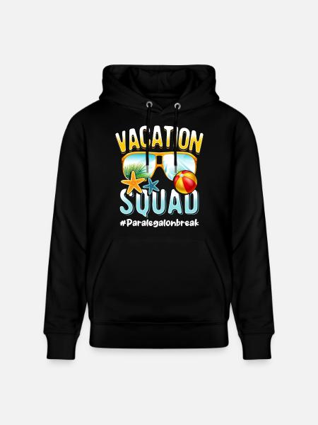 Paralegal Vacation Squad #Paralegalonbreak - Stanley/Stella CRUISER Unisex Organic Hoodie - black