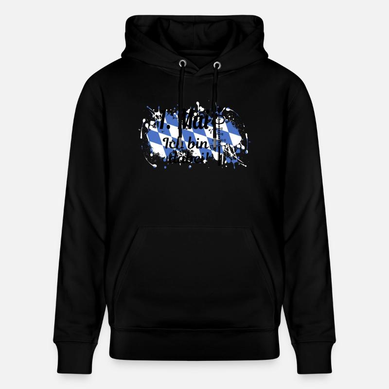 1. Mai - Ich bin dabei! - Stanley/Stella Unisex Bio-Hoodie CRUISER  - Schwarz