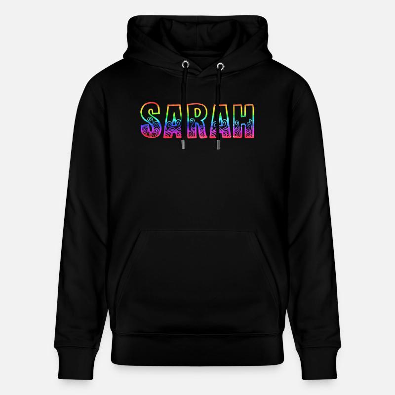 sarah rs rainbow - Sweat à capuche bio CRUISER Stanley/Stella Unisexe - noir