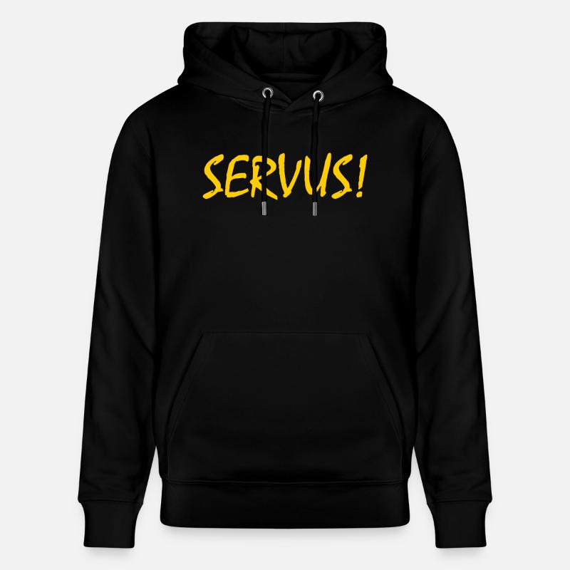 Servus - Sweat à capuche bio CRUISER Stanley/Stella Unisexe - noir