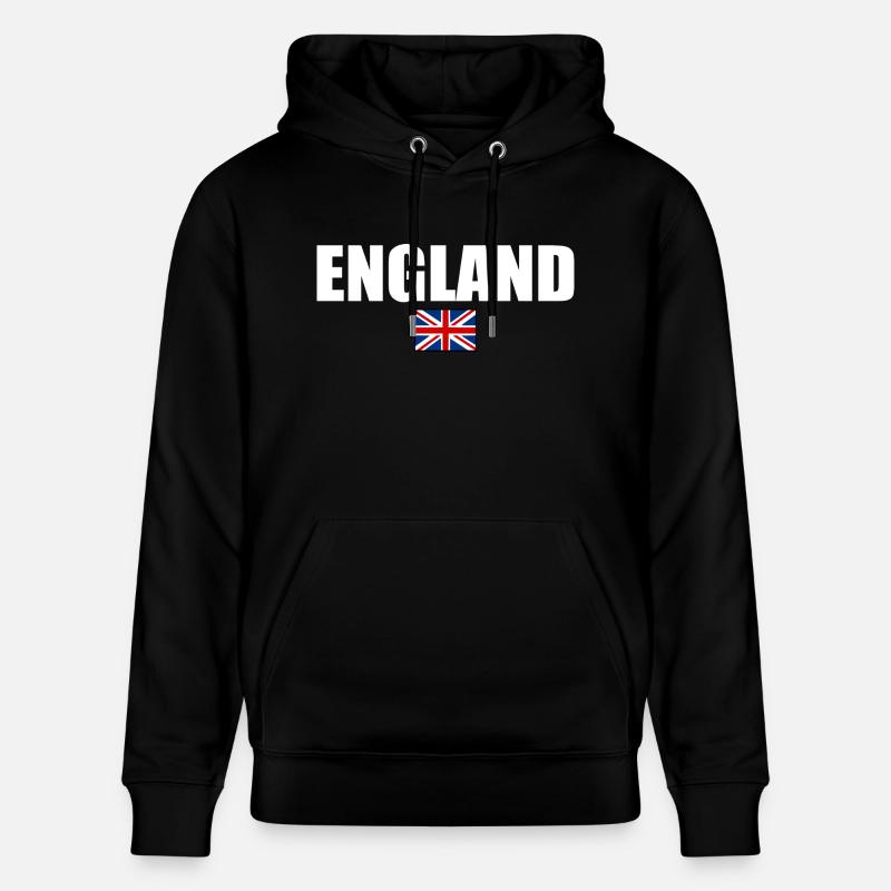 angleterre - Sweat à capuche bio CRUISER Stanley/Stella Unisexe - noir