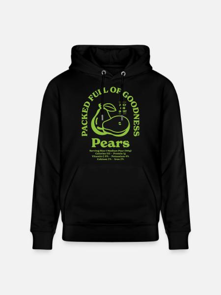 Pears Nutritional - Stanley/Stella CRUISER Unisex Organic Hoodie - black