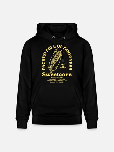 Sweetcorn Nutritional - Stanley/Stella CRUISER Unisex Organic Hoodie - black
