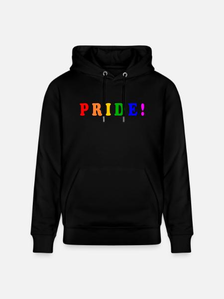 Pride - Sweat à capuche bio CRUISER Stanley/Stella Unisexe - noir