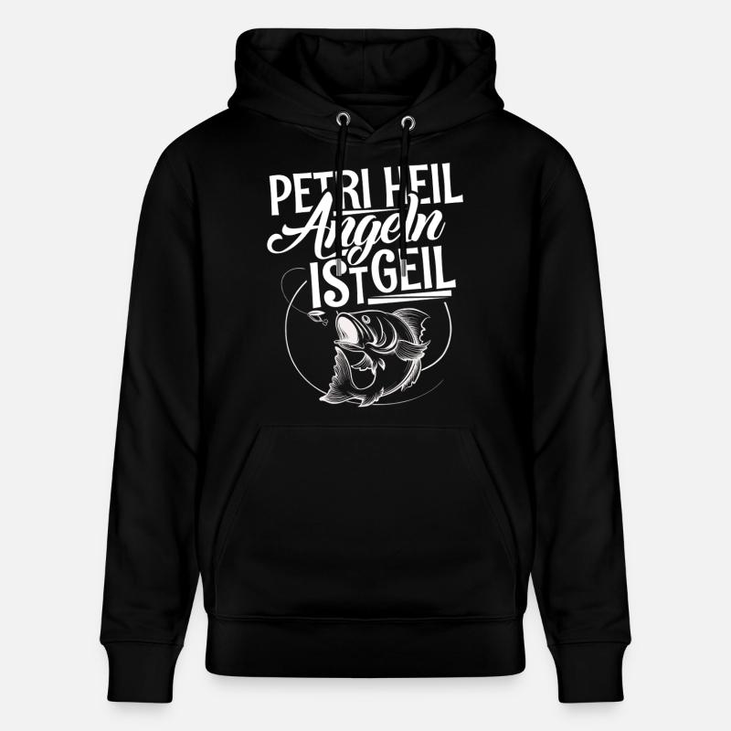 Pêcheurs à la ligne - Sweat à capuche bio CRUISER Stanley/Stella Unisexe - noir