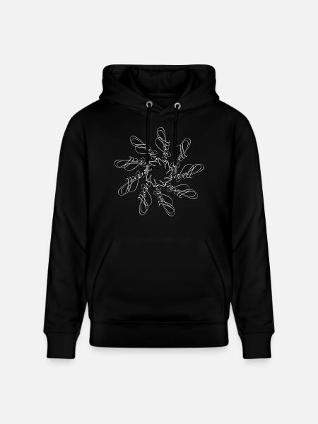 Isabell Name Mandala - Stanley/Stella CRUISER Unisex Organic Hoodie - black