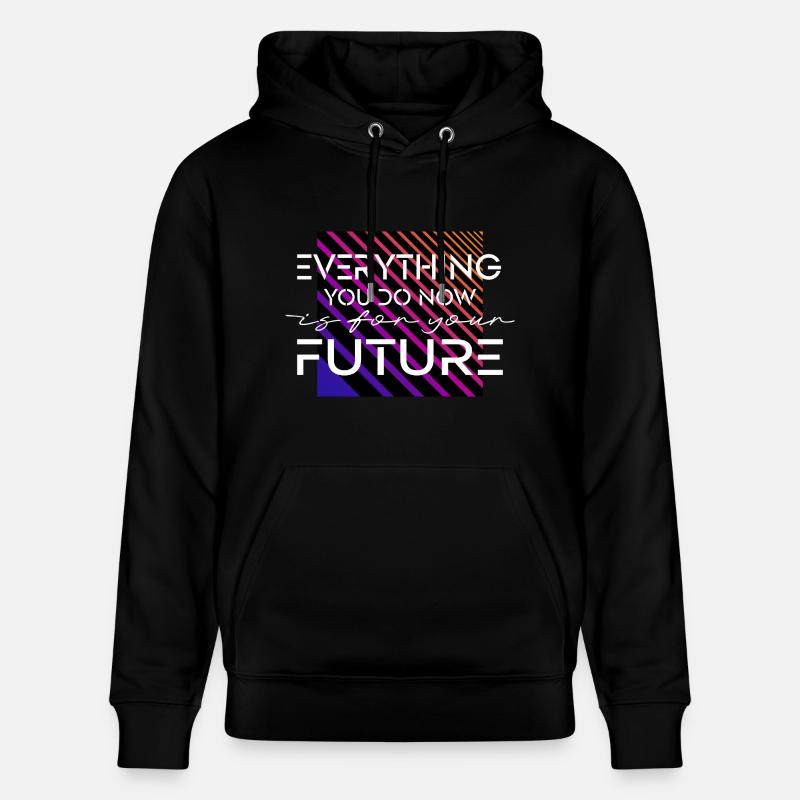 For your future - Stanley/Stella Unisex Bio-Hoodie CRUISER  - Schwarz
