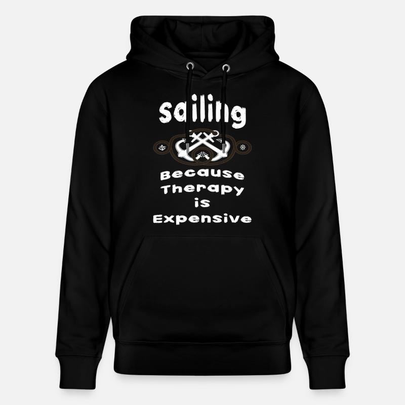 T-shirt « Thérapie de voile » - Sweat à capuche bio CRUISER Stanley/Stella Unisexe - noir