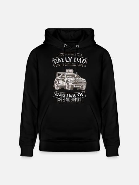 Rally Dad Master of Speed - Stanley/Stella CRUISER Unisex Organic Hoodie - black