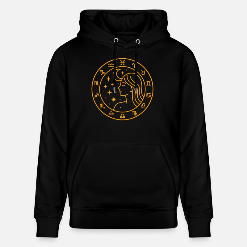 Femme Céleste Conception du Zodiaque - Sweat à capuche bio CRUISER Stanley/Stella Unisexe - noir