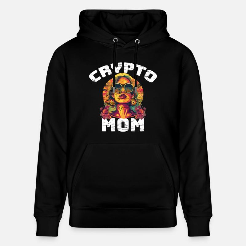 Bitcoin Mama - Sweat à capuche bio CRUISER Stanley/Stella Unisexe - noir