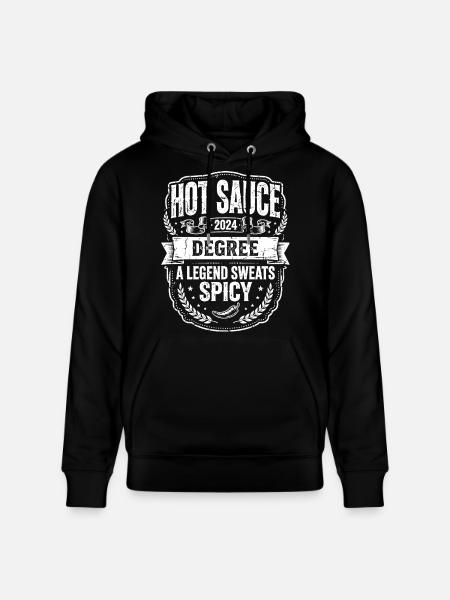 Hot Sauce Degree Spicy Legend - Stanley/Stella CRUISER Unisex Organic Hoodie - black
