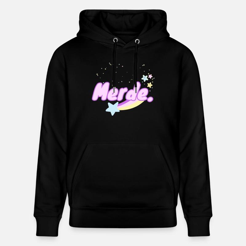 Merde. - Sweat à capuche bio CRUISER Stanley/Stella Unisexe - noir