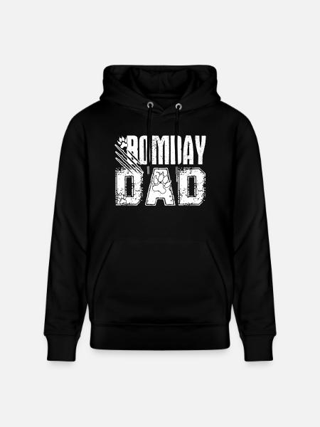 Bombay Bombay Cat Dad - Stanley/Stella CRUISER Unisex Organic Hoodie - black