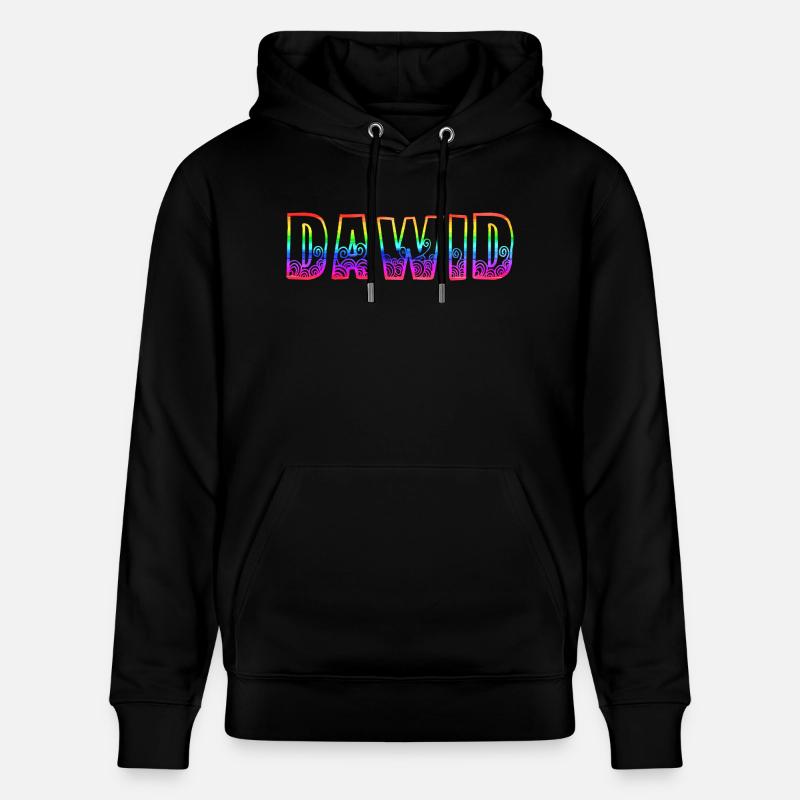 dawid rs arc-en-ciel - Sweat à capuche bio CRUISER Stanley/Stella Unisexe - noir