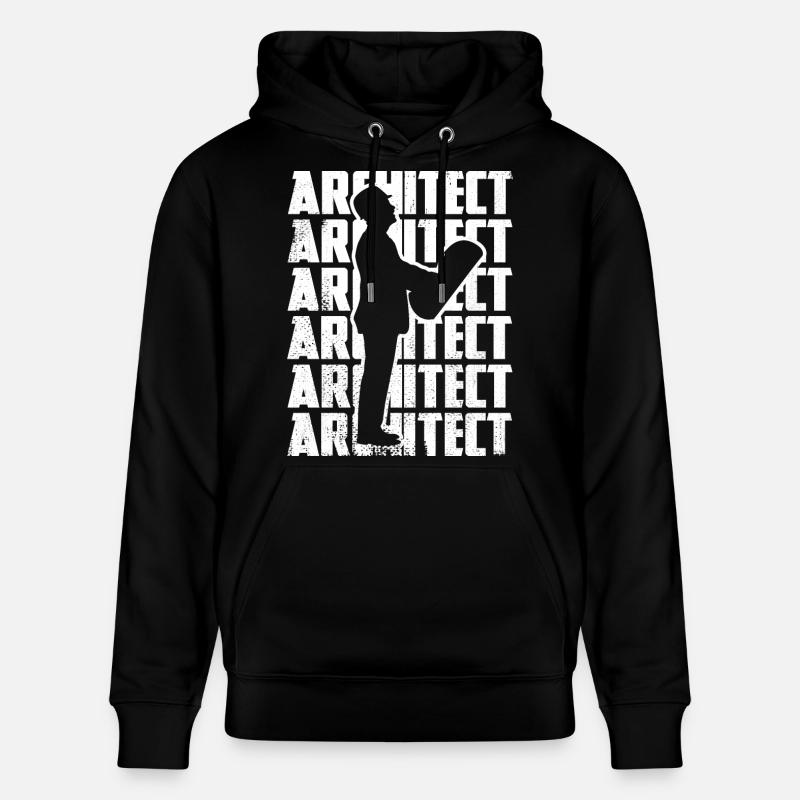 Drôle d’architecte - Sweat à capuche bio CRUISER Stanley/Stella Unisexe - noir