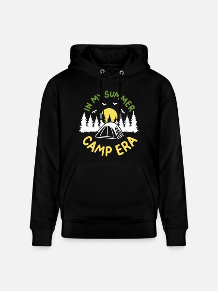 Camping Sommerlager Camper - Stanley/Stella Unisex Bio-Hoodie CRUISER  - Schwarz