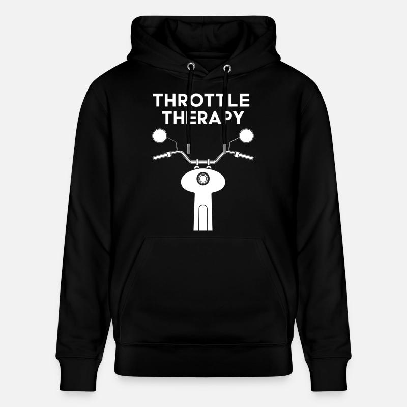 Throttle Therapy - Stanley/Stella Unisex Bio-Hoodie CRUISER  - Schwarz