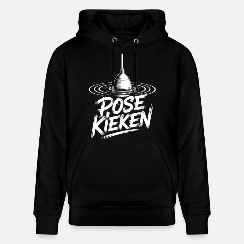 Pêche à Pose Kieken - Sweat à capuche bio CRUISER Stanley/Stella Unisexe - noir