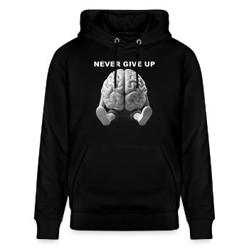 Gesundheit - Stanley/Stella Unisex Bio-Hoodie CRUISER  - Schwarz - Vorne - Alina (178cm) & Michal (187cm)