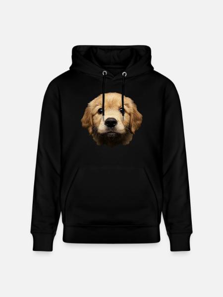 Golden Retriever - Stanley/Stella Unisex Bio-Hoodie CRUISER  - Schwarz