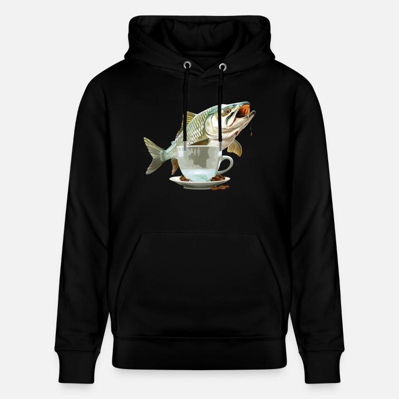 Tarpon Kaffee - Stanley/Stella Unisex Bio-Hoodie CRUISER  - Schwarz