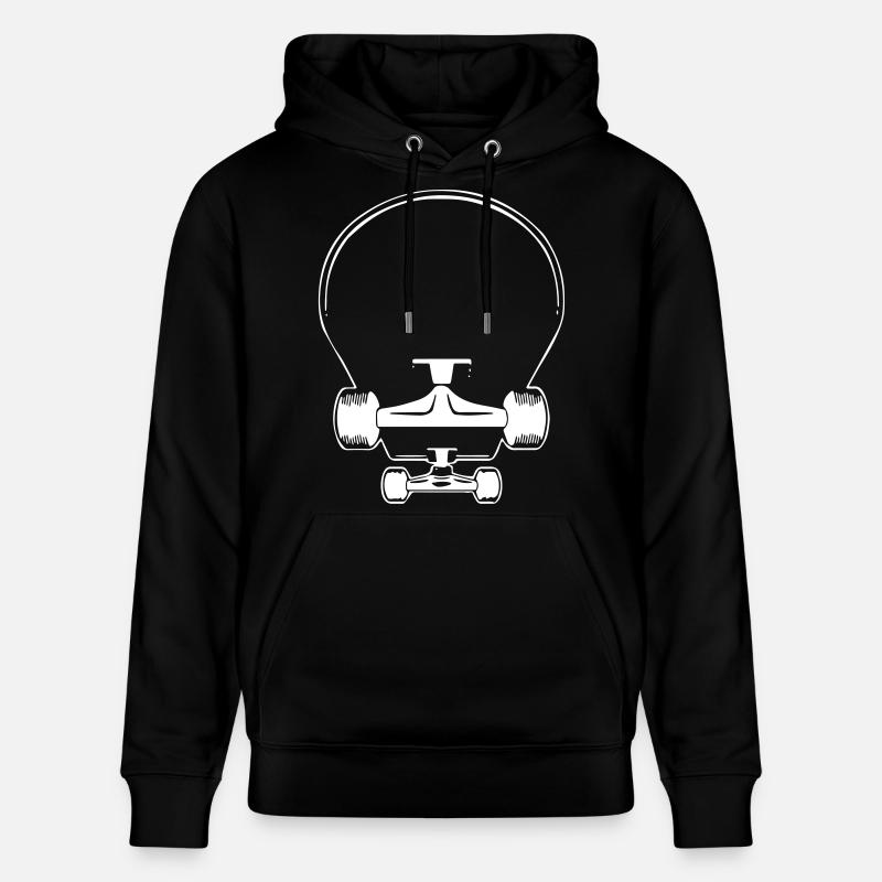 Skateboard - Sweat à capuche bio CRUISER Stanley/Stella Unisexe - noir