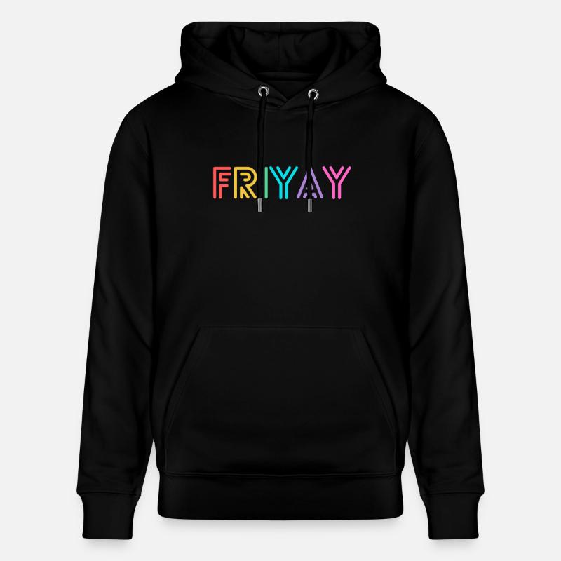 Friyay Bunt - Célébrons le week-end - Sweat à capuche bio CRUISER Stanley/Stella Unisexe - noir