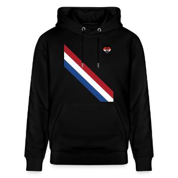 Great Dutch victory - Stanley/Stella CRUISER Unisex Organic Hoodie - black - Front - Alina (178cm) & Michal (187cm)