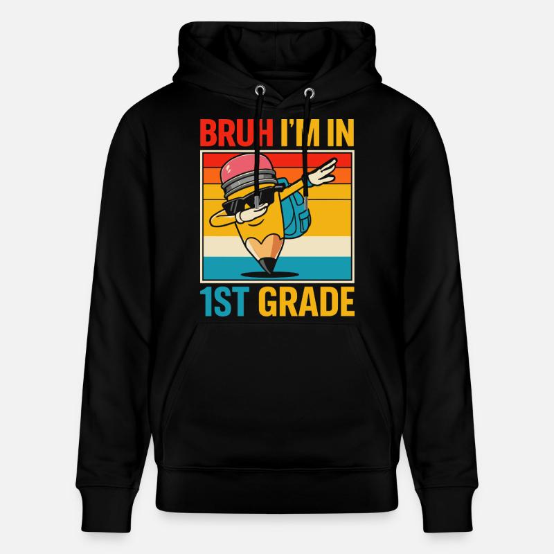 Effectifs en 1ère année - Sweat à capuche bio CRUISER Stanley/Stella Unisexe - noir