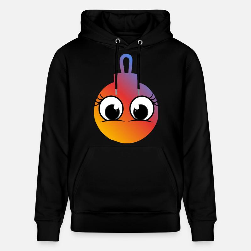 Boule Joie Gradient Yeux Grands - Sweat à capuche bio CRUISER Stanley/Stella Unisexe - noir