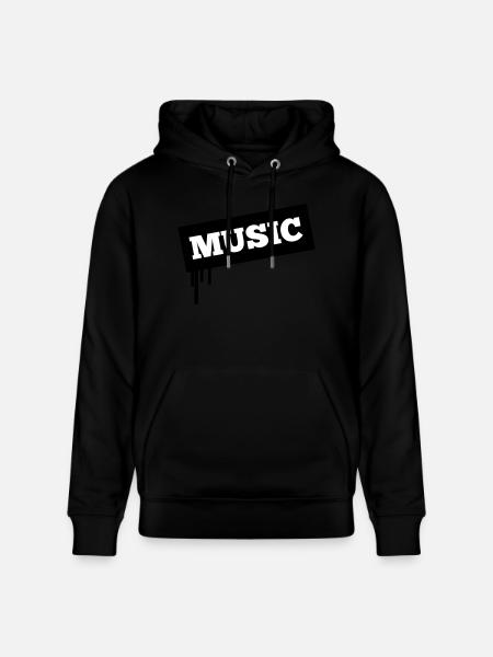 2f drip music - Stanley/Stella CRUISER Unisex Organic Hoodie - black