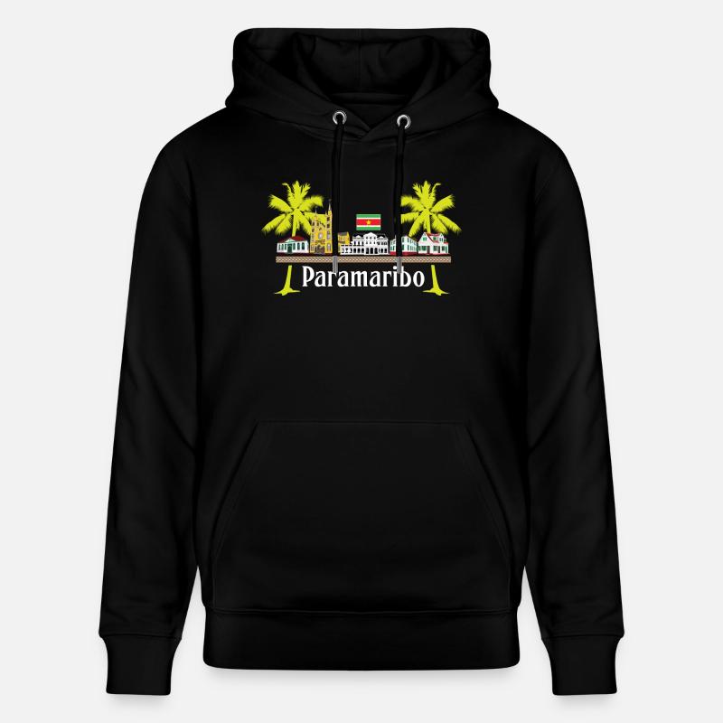 Cabins Paramaribo - Stanley/Stella Unisex Bio-Hoodie CRUISER  - Schwarz