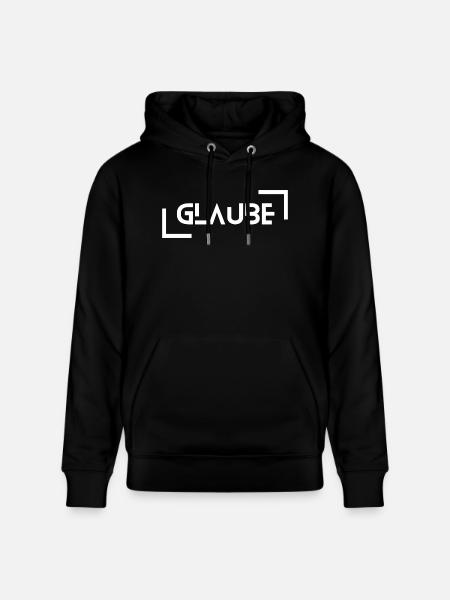 Glaube - Stanley/Stella Unisex Bio-Hoodie CRUISER  - Schwarz