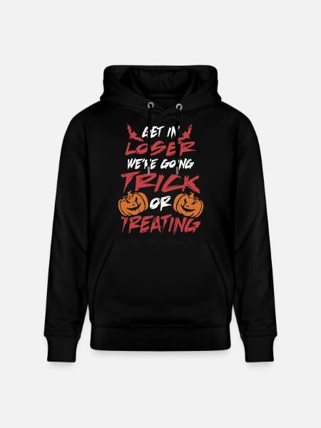 Halloween Trick or Treating - Stanley/Stella CRUISER Unisex Organic Hoodie - black