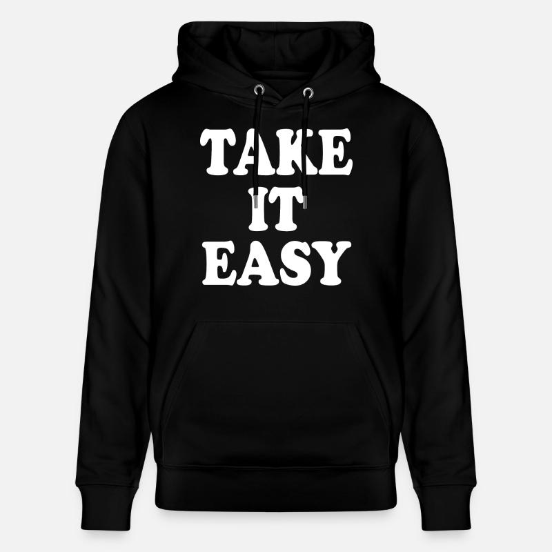 Take it easy - Sweat à capuche bio CRUISER Stanley/Stella Unisexe - noir