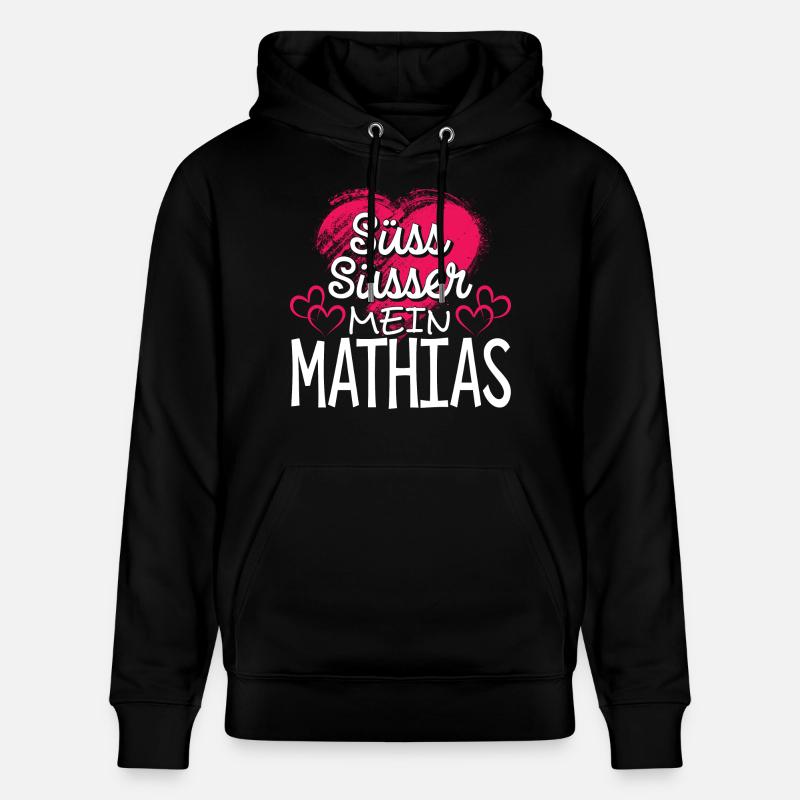 MATHIAS - süss - Stanley/Stella Unisex Bio-Hoodie CRUISER - Schwarz