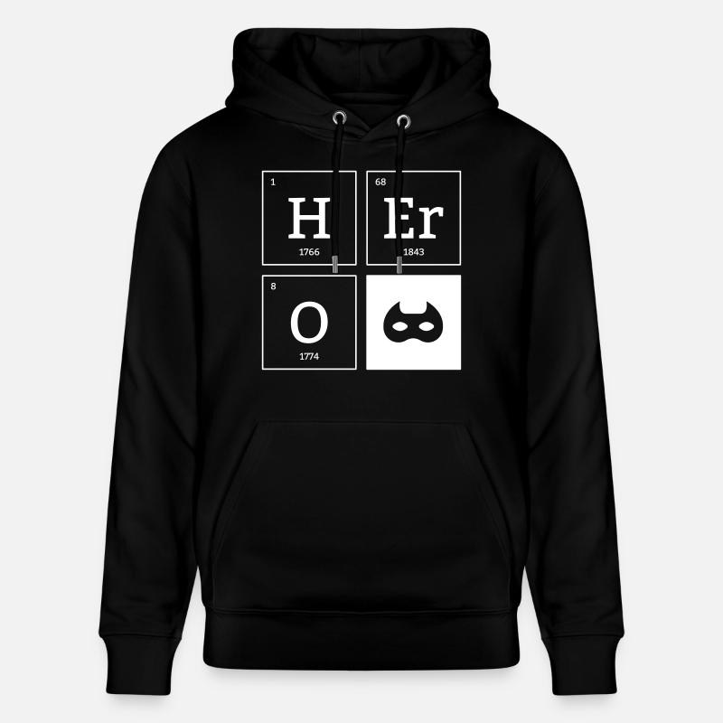 HERO Mask Superhero Elements Cadeau - Sweat à capuche bio CRUISER Stanley/Stella Unisexe - noir